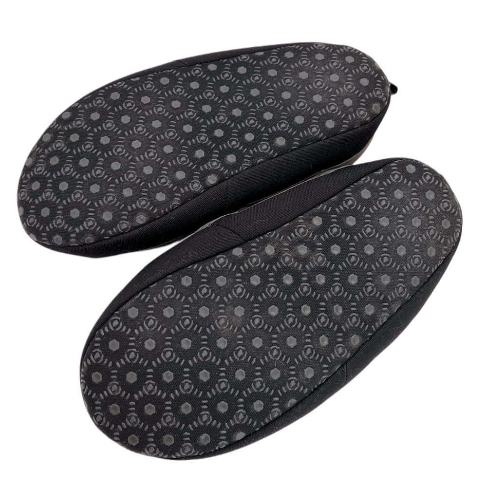 The North Face Black Gray Puffer Slippers Men's L - Picture 8 of 9